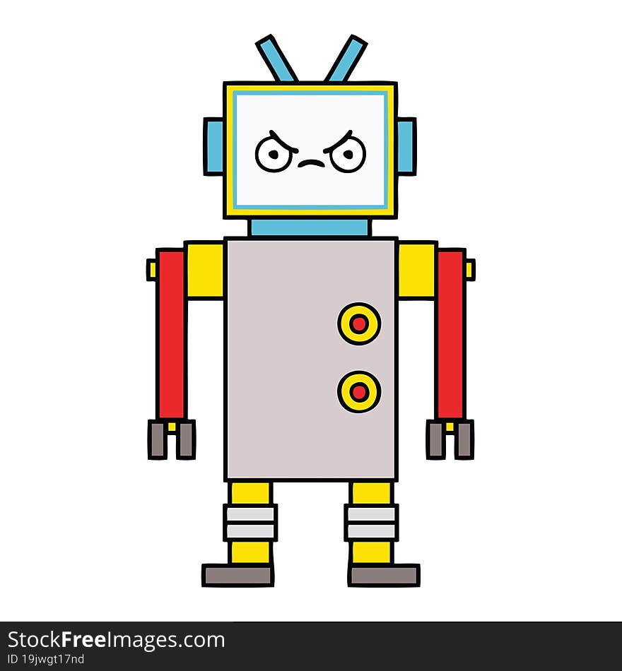 Cute Cartoon Robot