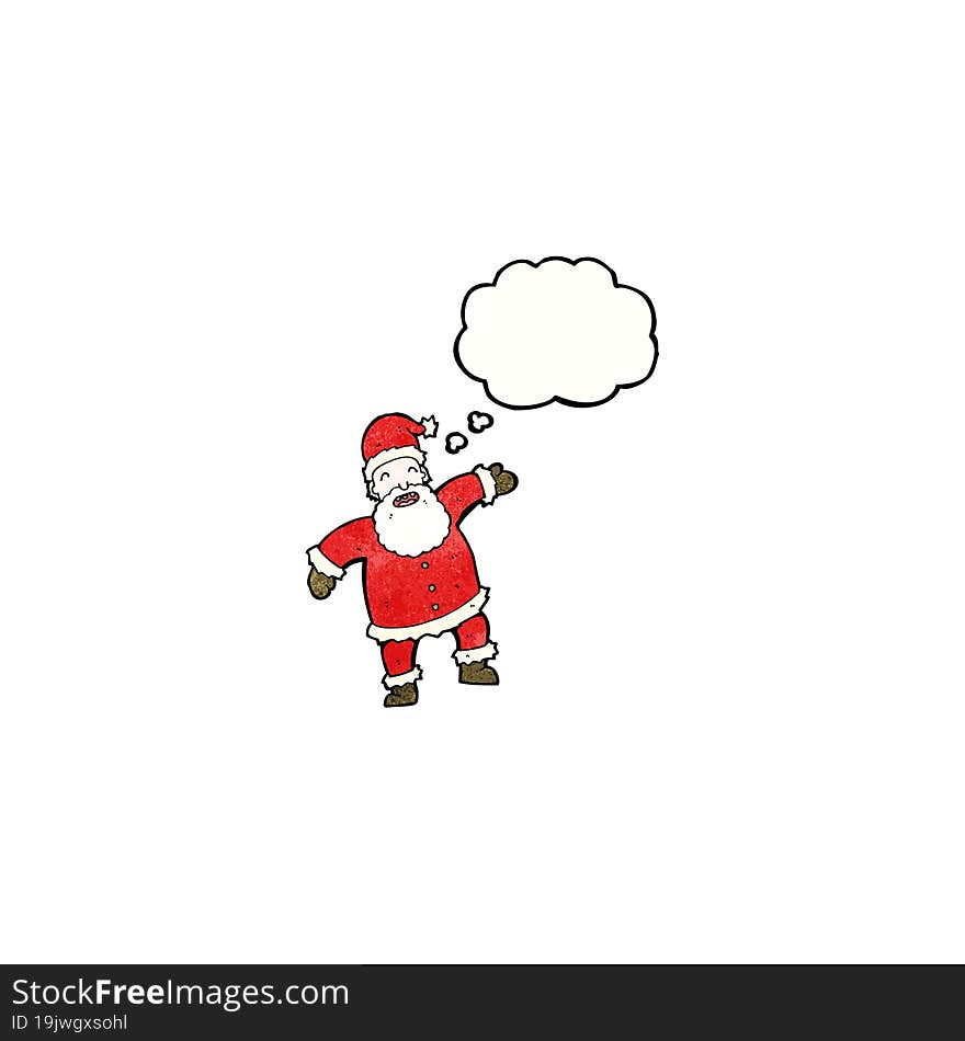 cartoon santa claus