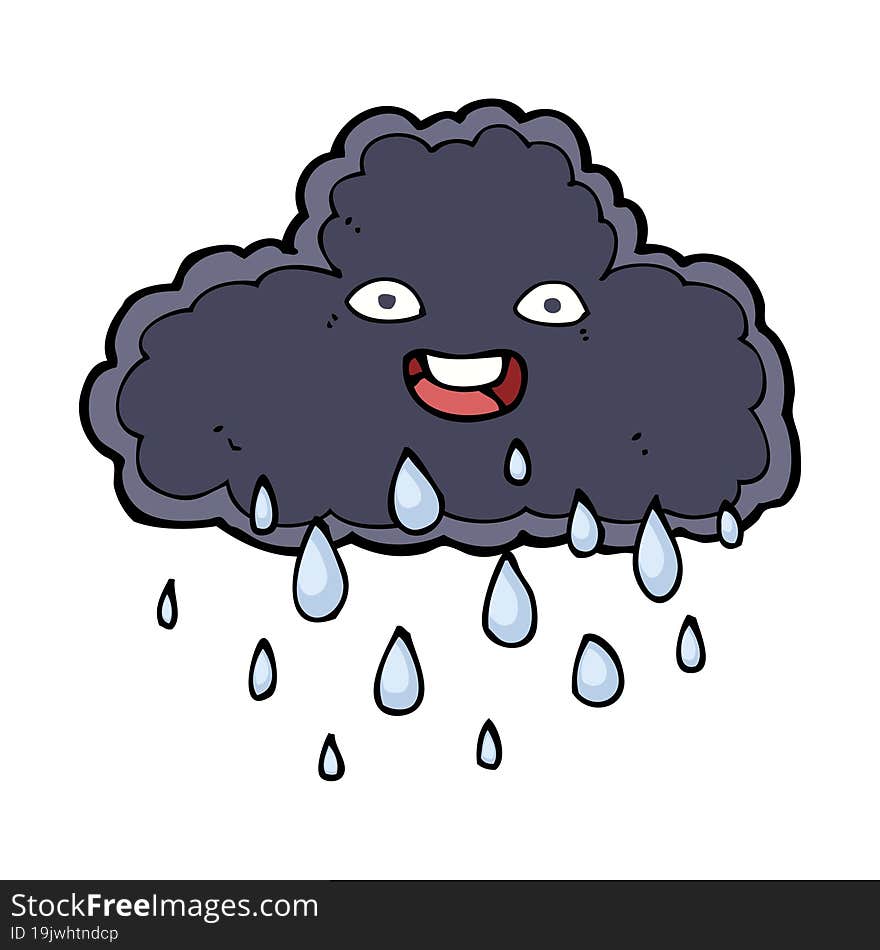 Cartoon Raincloud