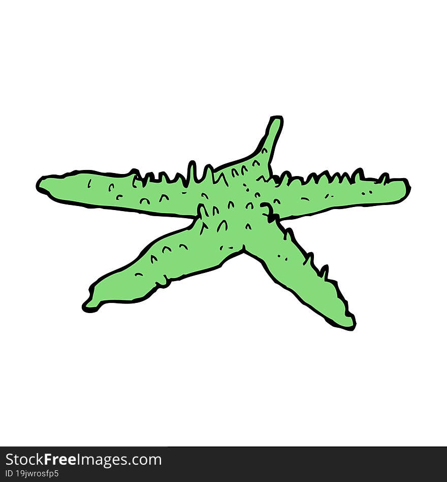 cartoon starfish