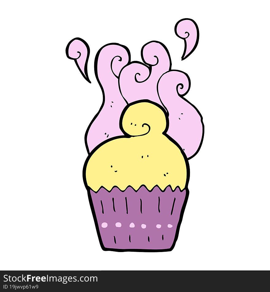 cartoon cupcake