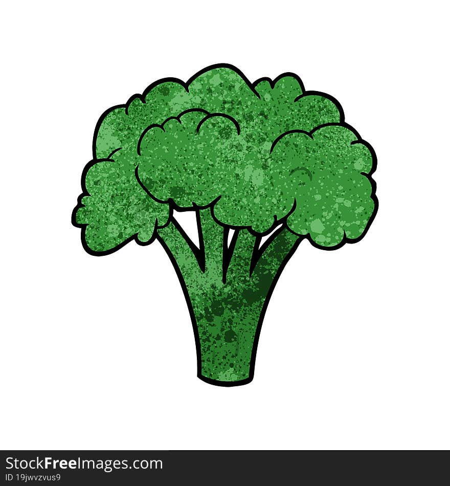 cartoon brocoli. cartoon brocoli