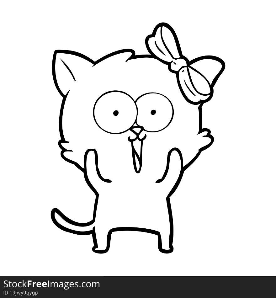 cartoon cat. cartoon cat