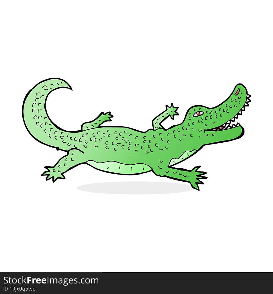 cartoon crocodile