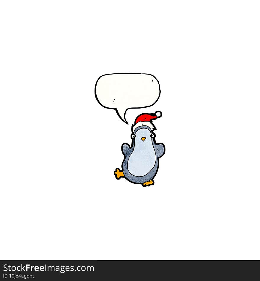 funny cartoon penguin