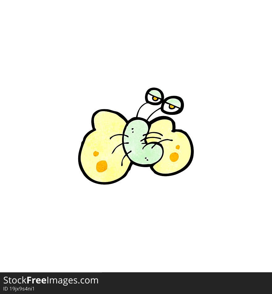 Funny Cartoon Butterfly