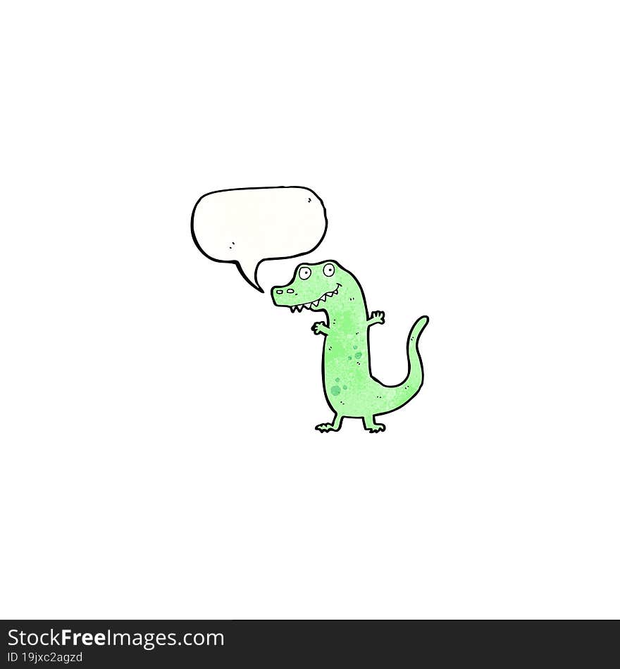 cartoon friendly dinosaur