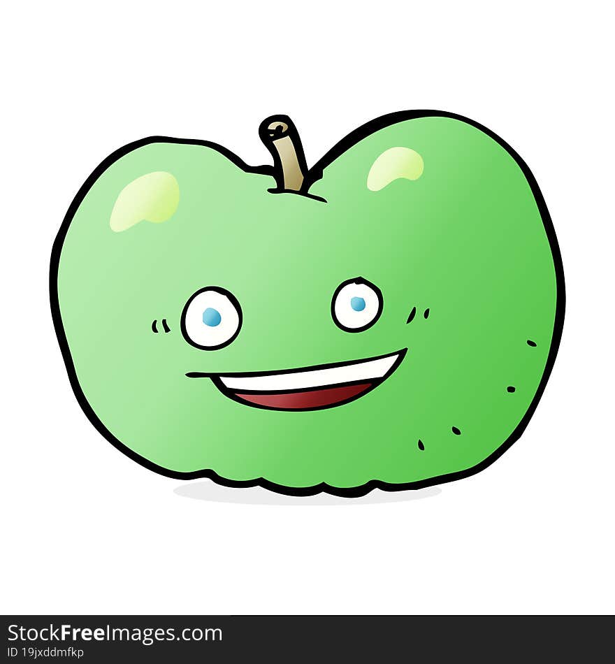 cartoon apple