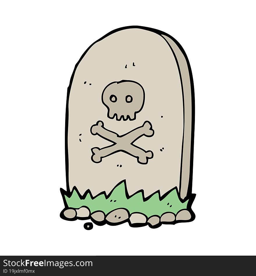 Cartoon Grave