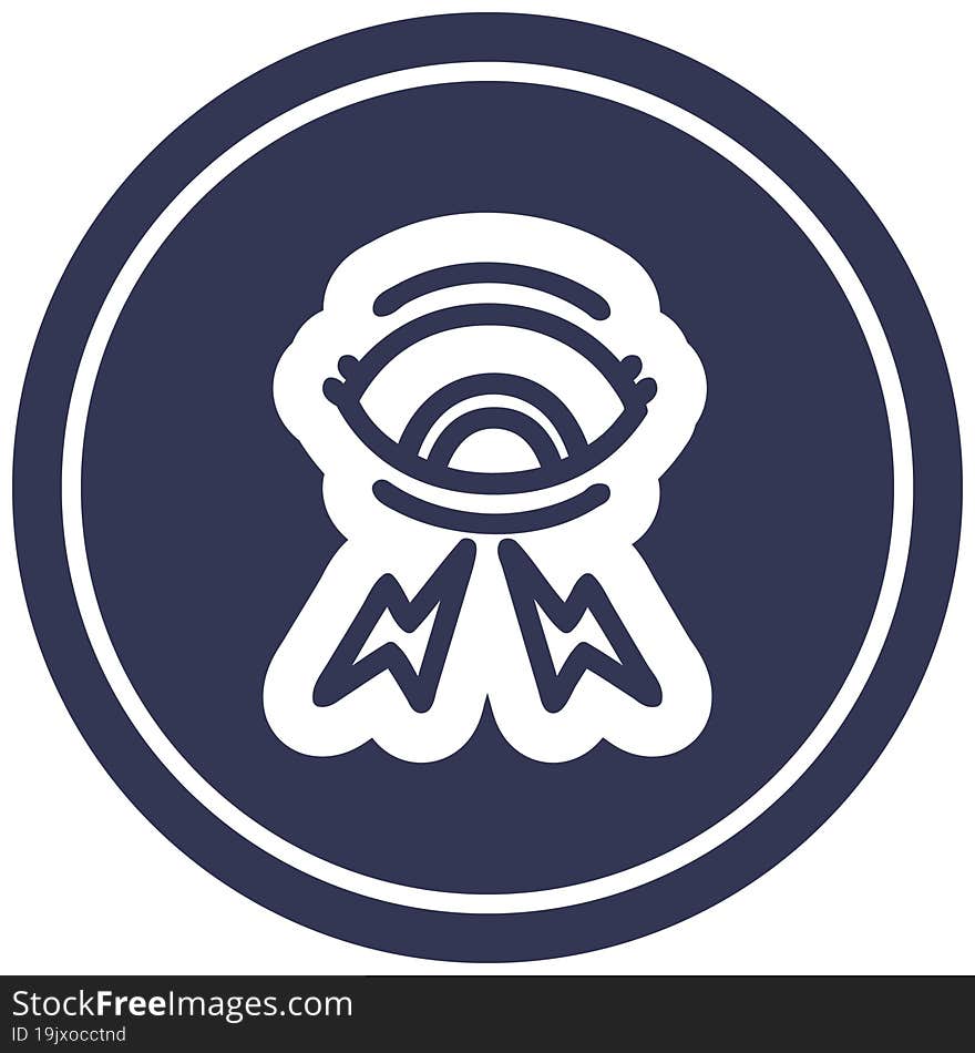 Mystic Eye Circular Icon