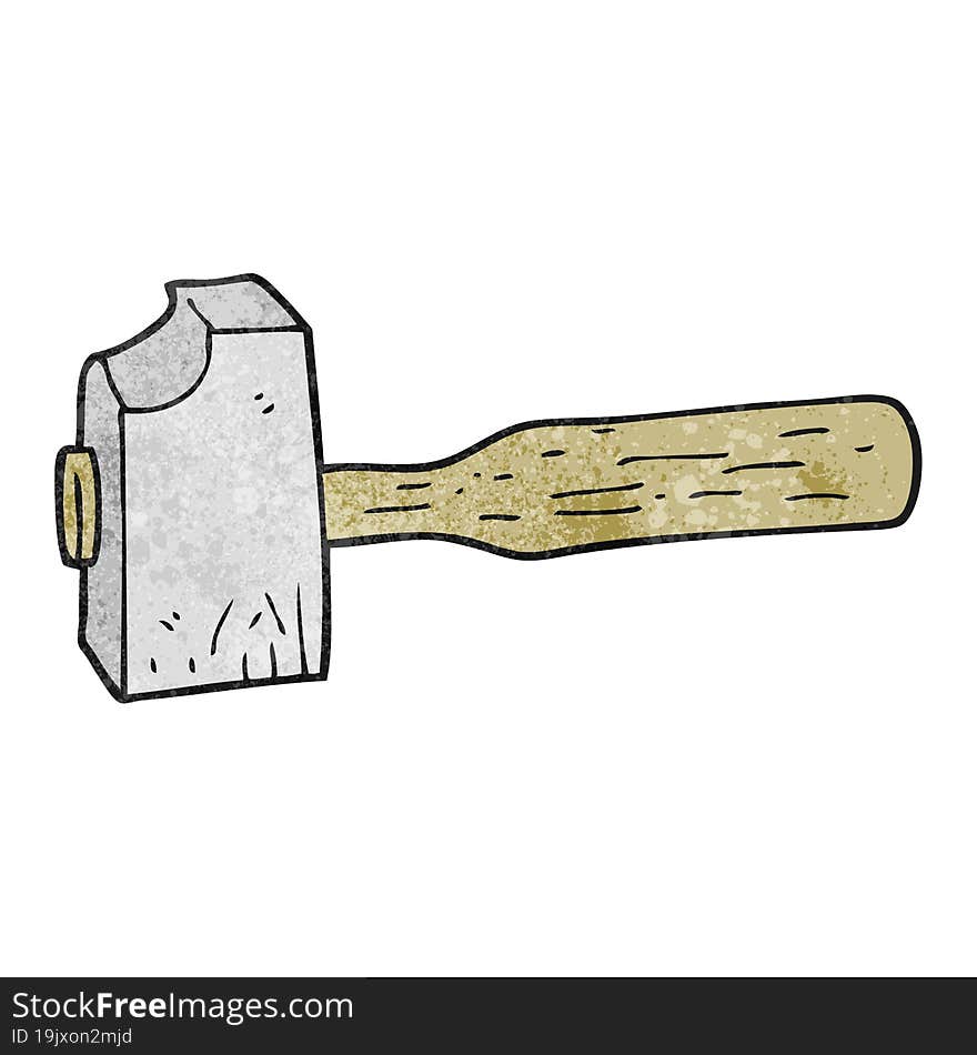 Textured Cartoon Mallet