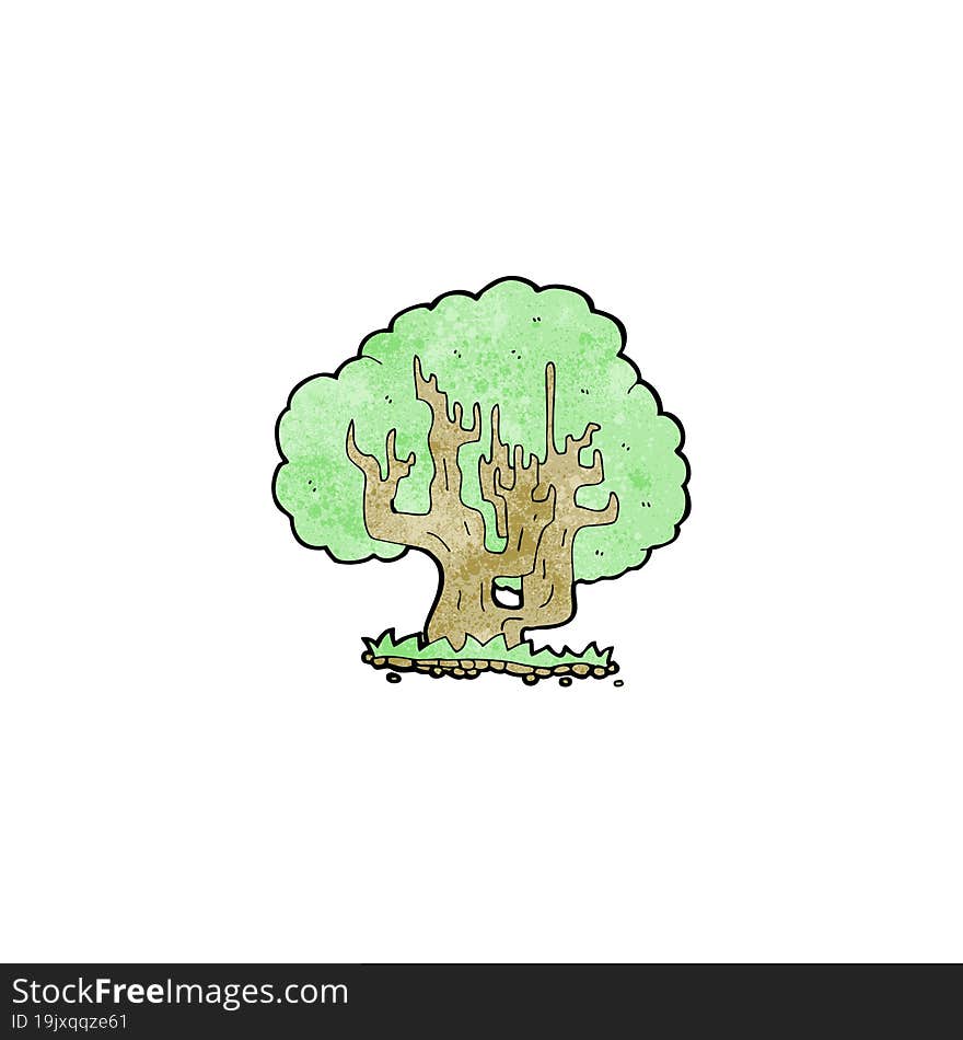 cartoon tree