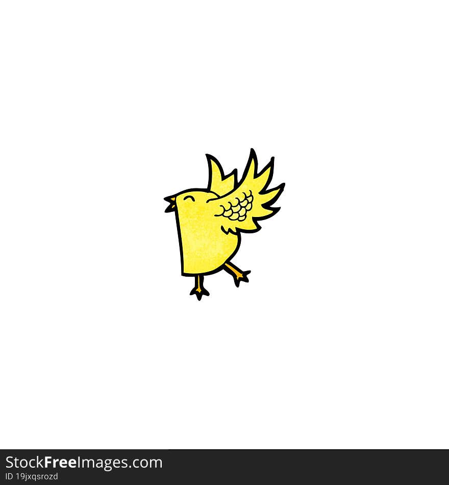 cartoon bird