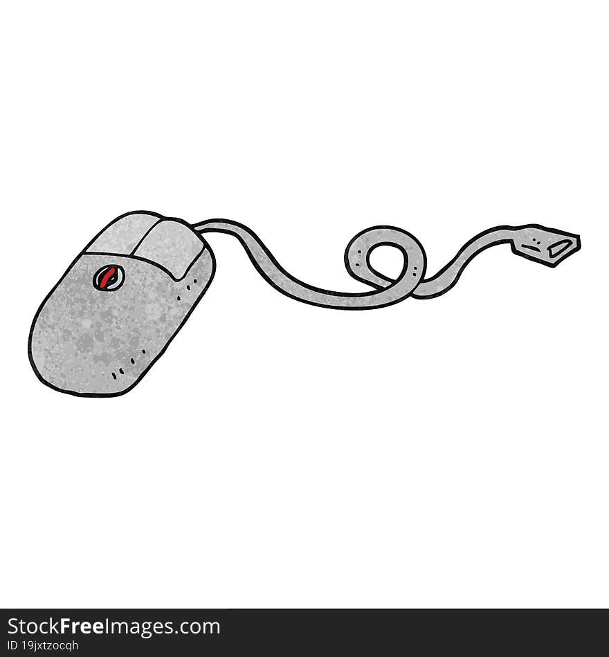 retro cartoon computer mouse