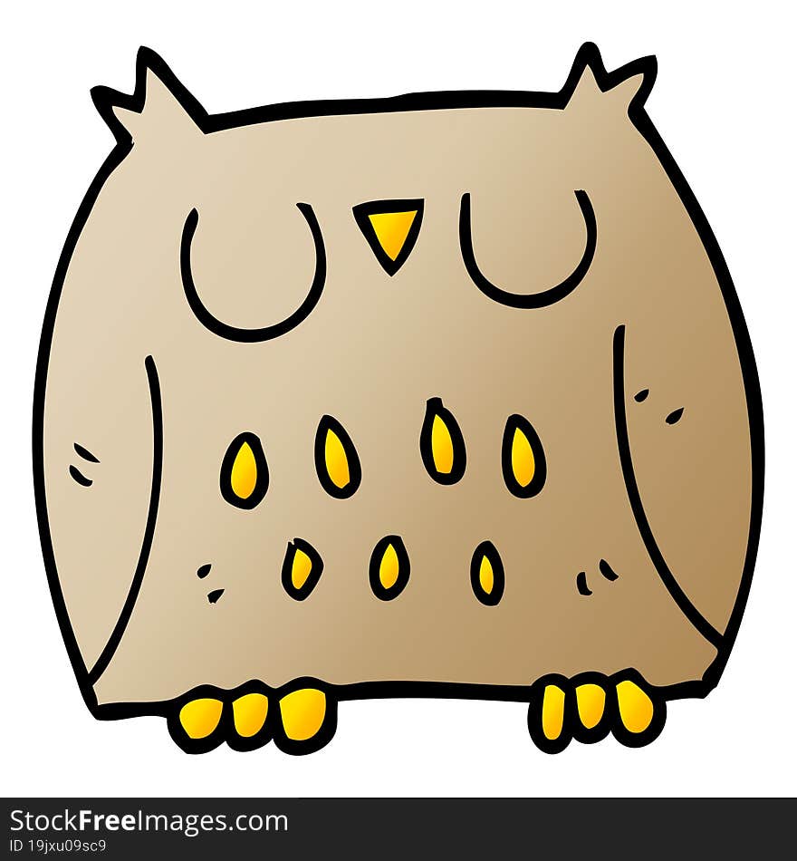 cartoon doodle cute owl