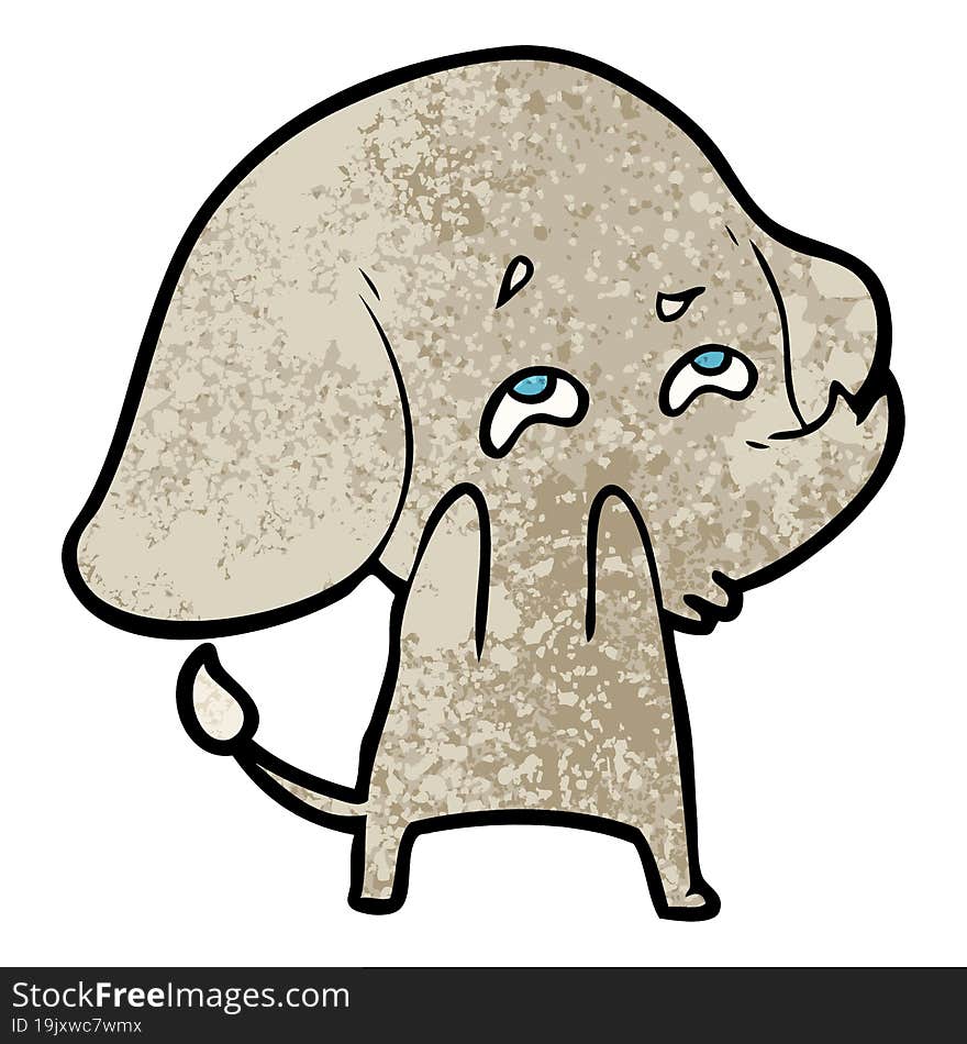 cartoon elephant remembering. cartoon elephant remembering