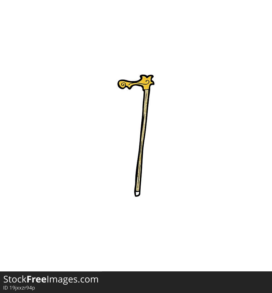 walking stick cartoon