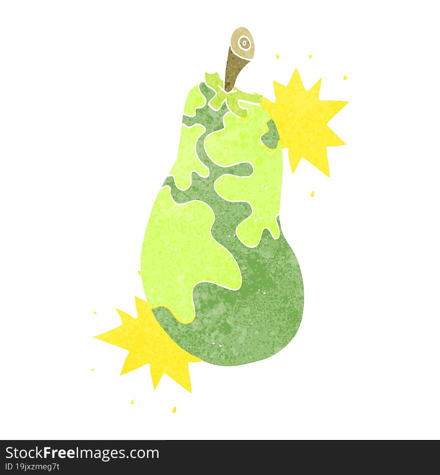 cartoon pear