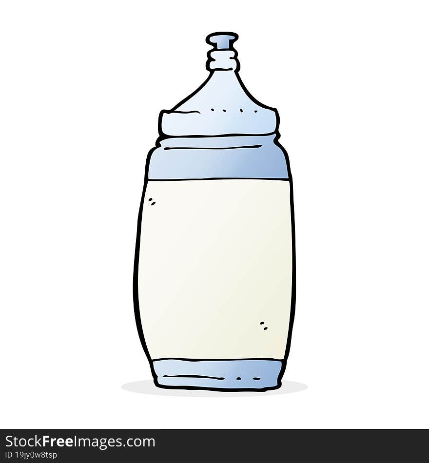 cartoon water bottle