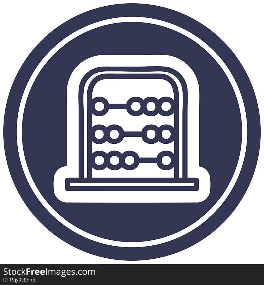 traditional abacus icon