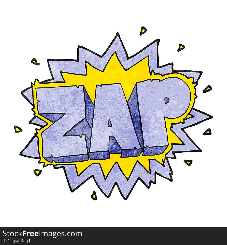 texture cartoon zap explosion sign