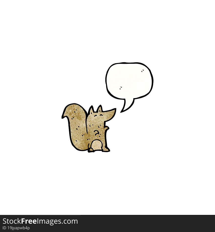 Cartoon Squirrel