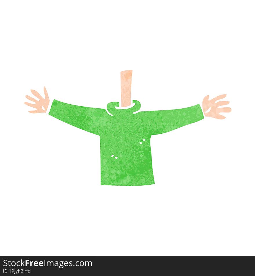 Cartoon Body Waving Arms (mix And Match Cartoons Or Add Own Photos