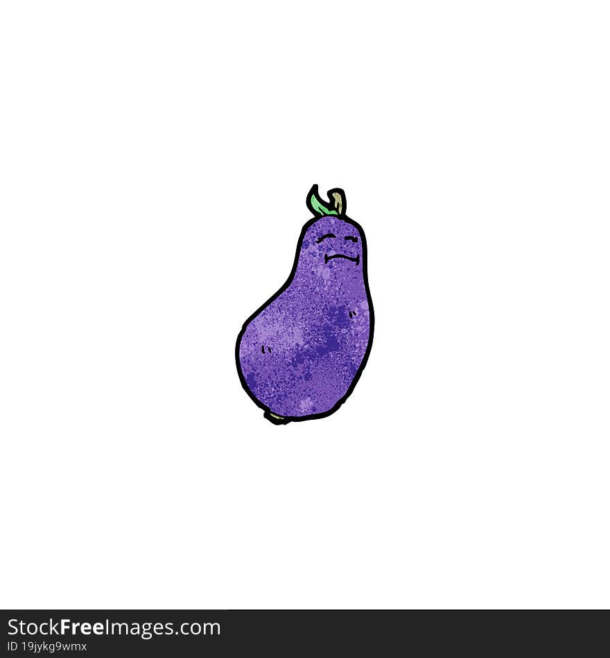 cartoon egg plant