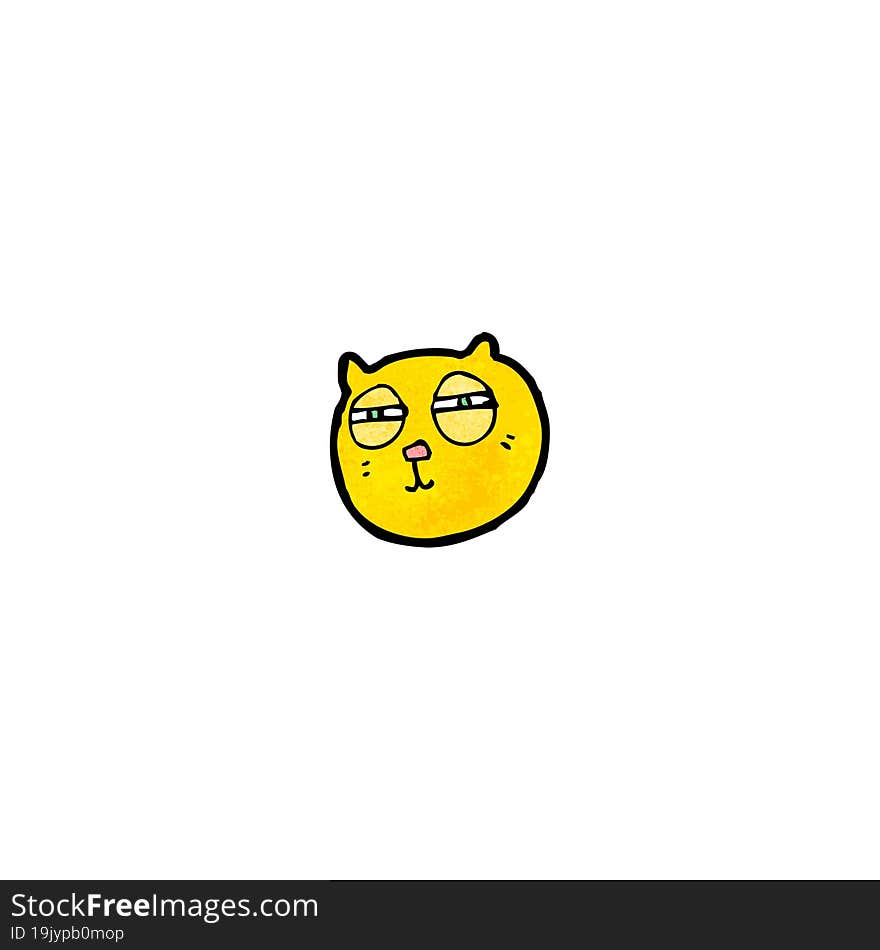 cartoon cat face