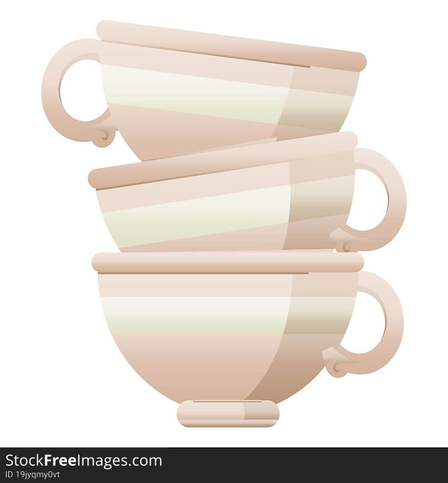 stack of cups graphic icon