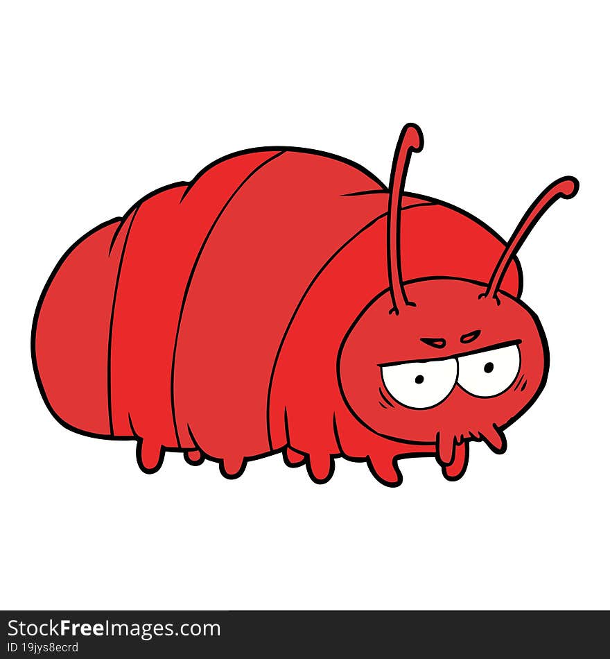 cartoon bug. cartoon bug