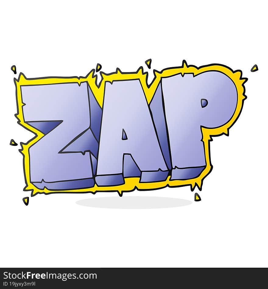 Cartoon Zap Symbol