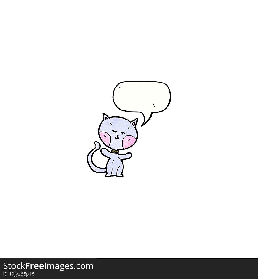 Funny Cartoon Cat