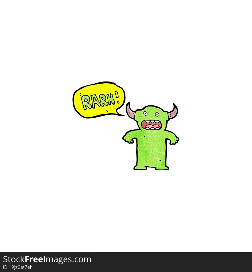 Cartoon Alien