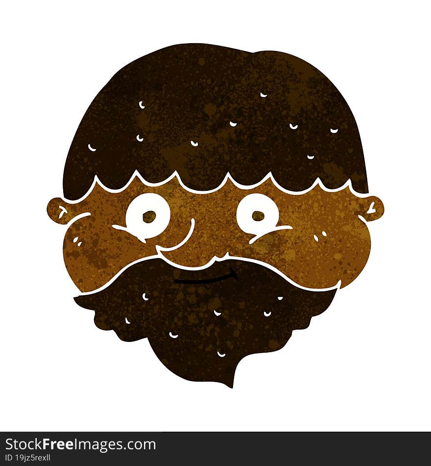 cartoon bearded man