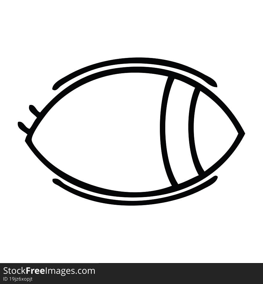 Line Drawing Cartoon Eye Looking To One Side