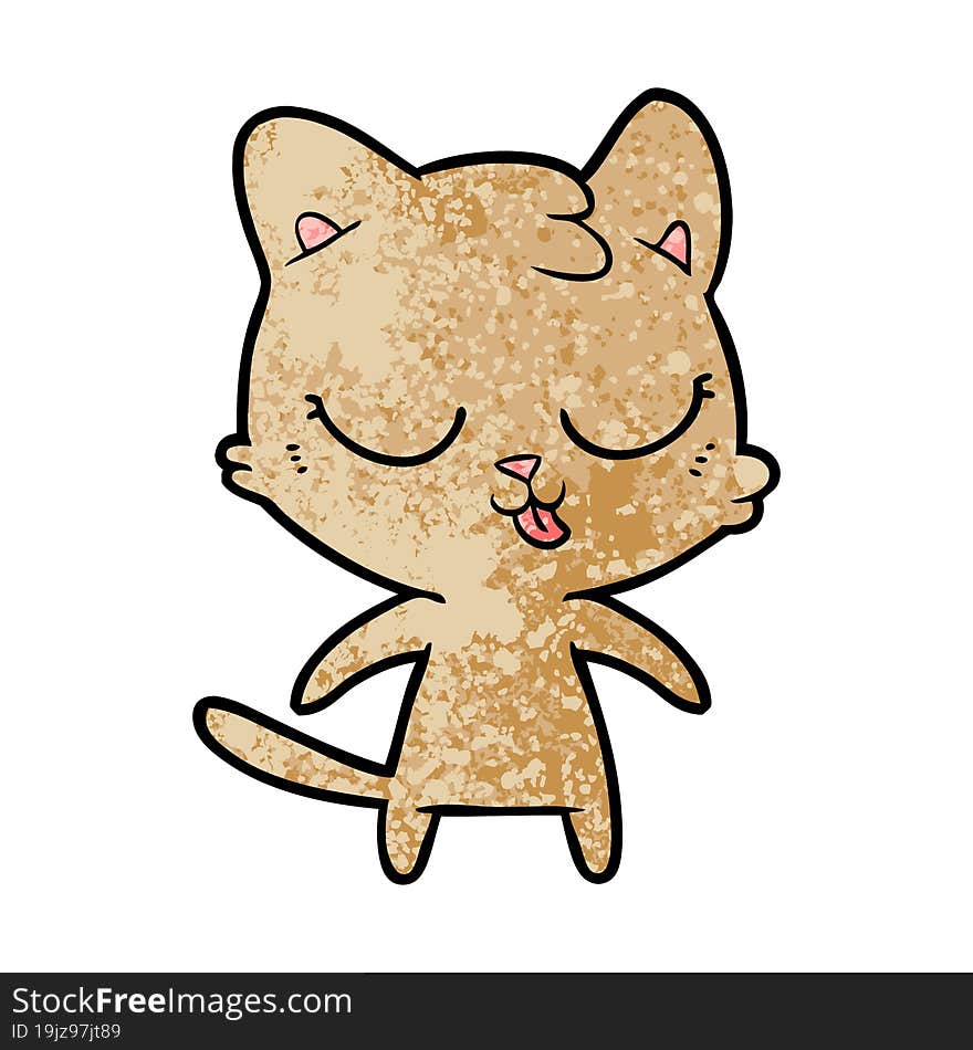 cute cartoon cat. cute cartoon cat