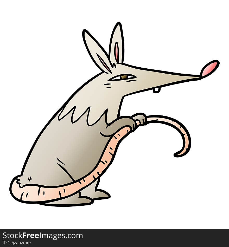 cartoon sneaky rat. cartoon sneaky rat