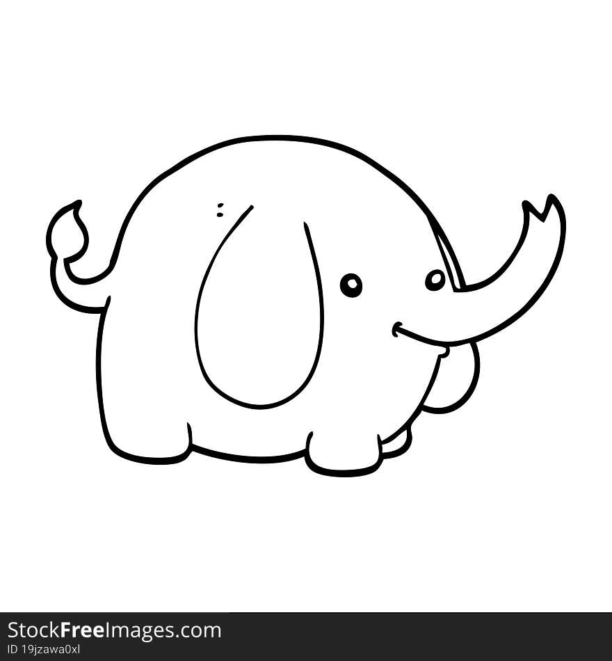 cartoon elephant