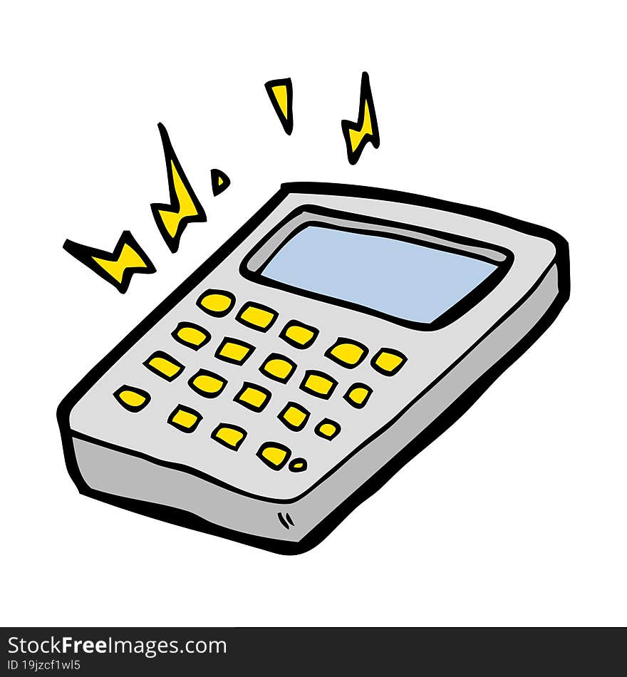 cartoon calculator