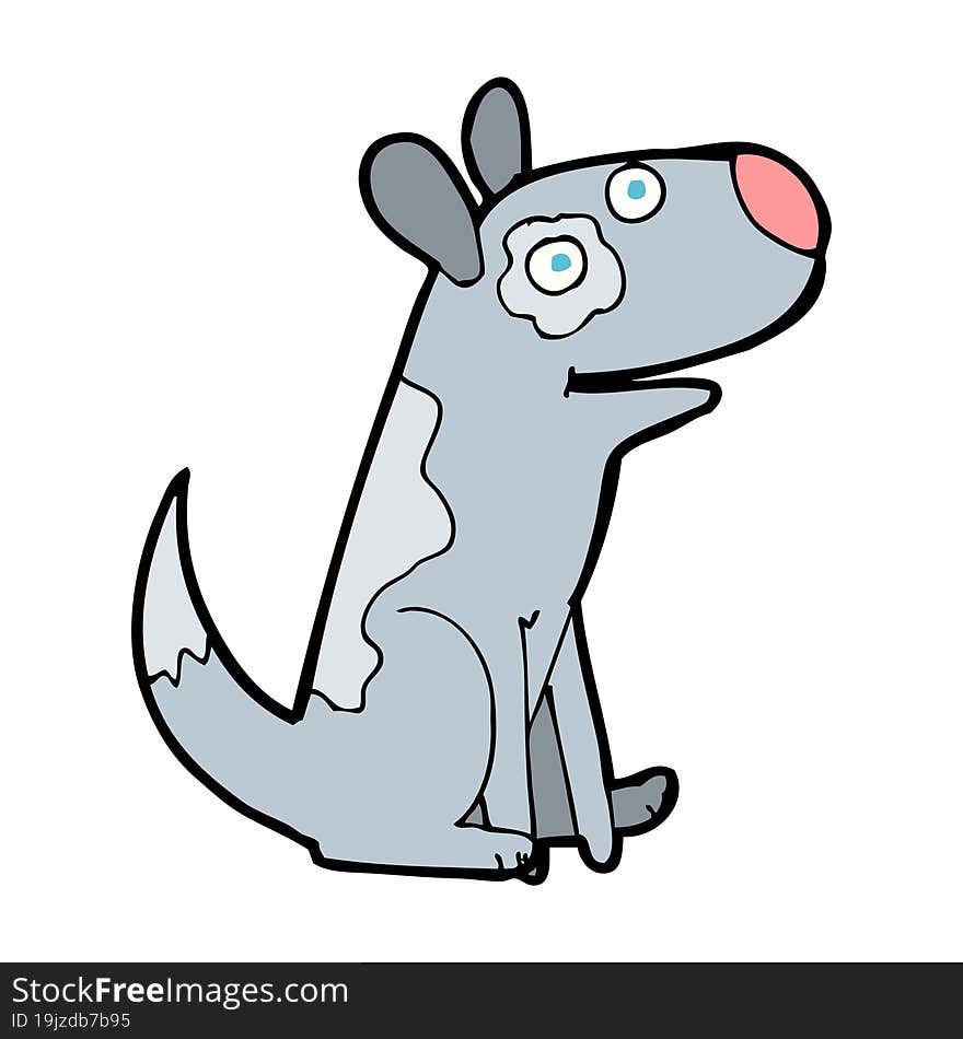 Cartoon Happy Dog