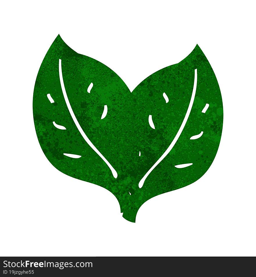 cartoon leaf