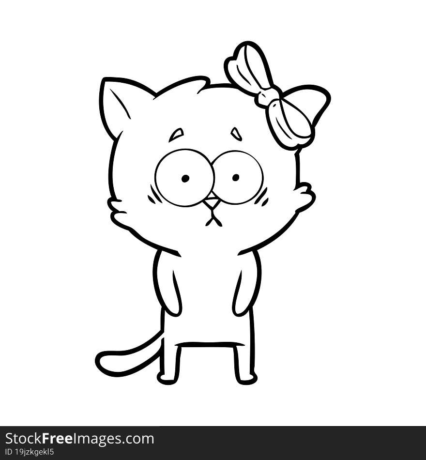 cartoon cat. cartoon cat