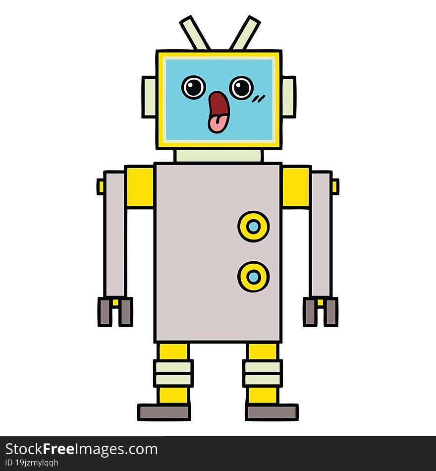 Cute Cartoon Robot