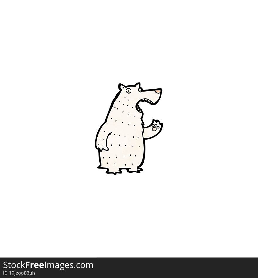 Cartoon Polar Bear