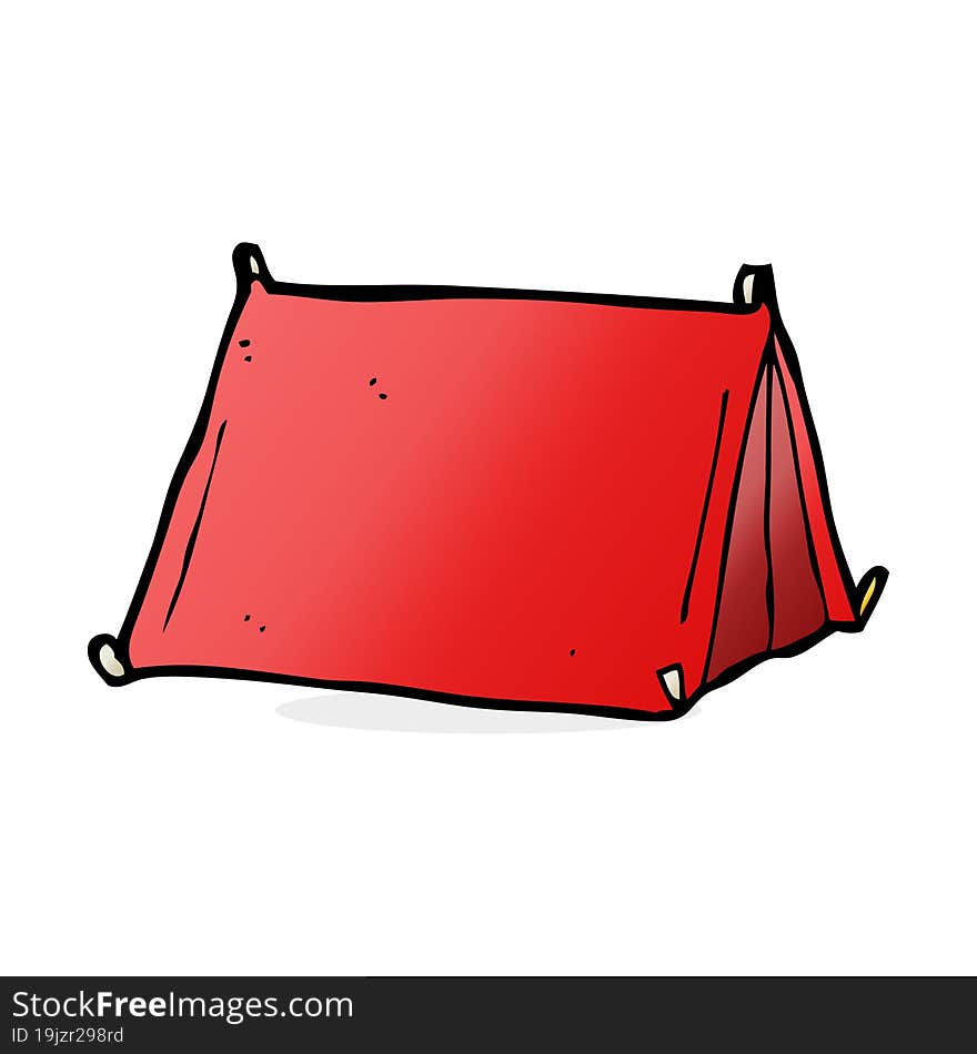 cartoon traditional tent