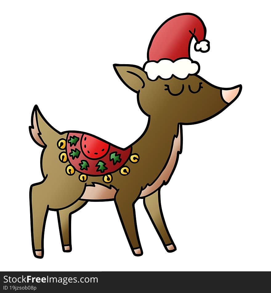 cartoon reindeer. cartoon reindeer