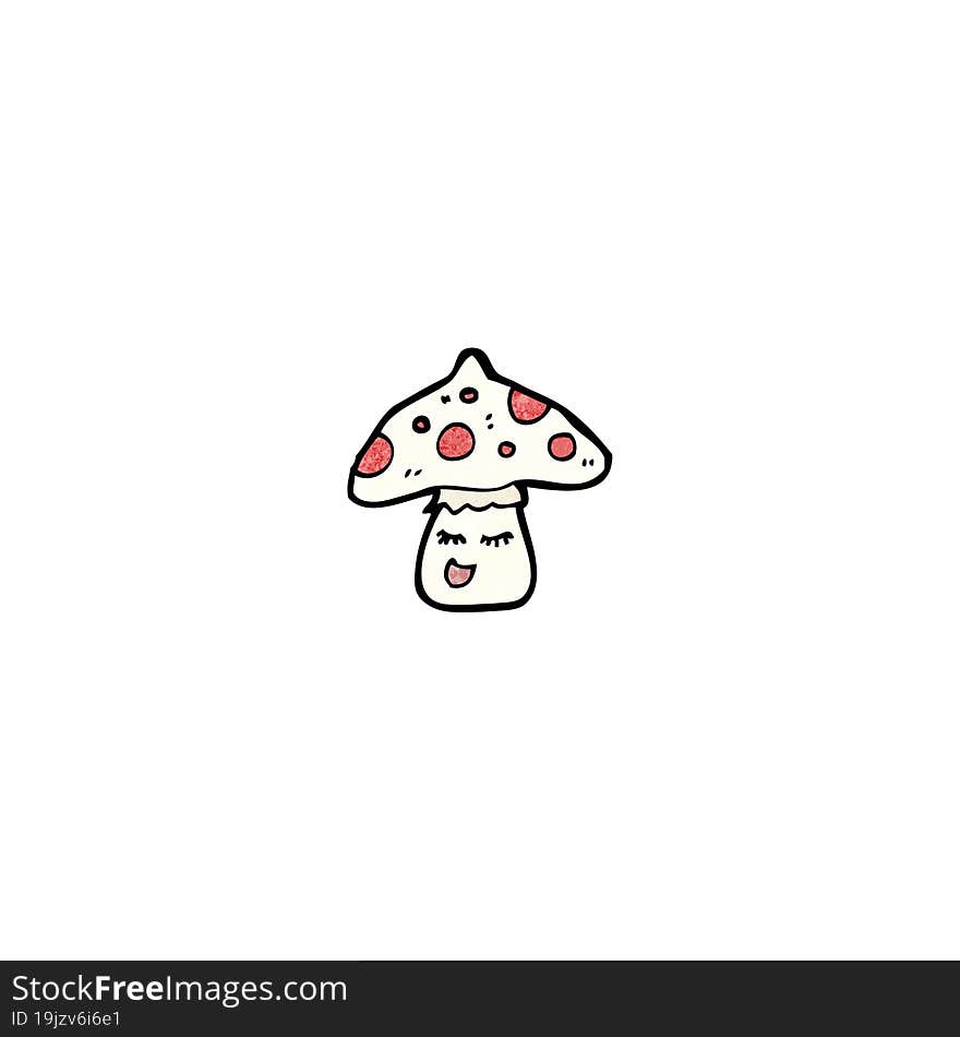 cartoon toadstool