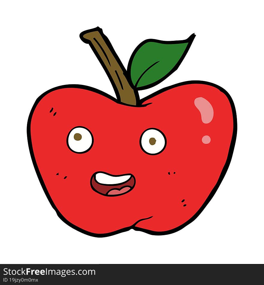 Cartoon Apple