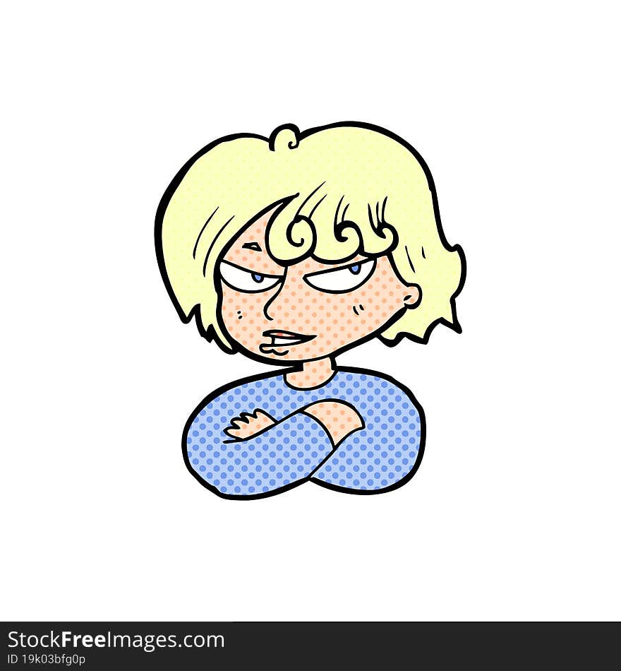 Cartoon Mean Woman